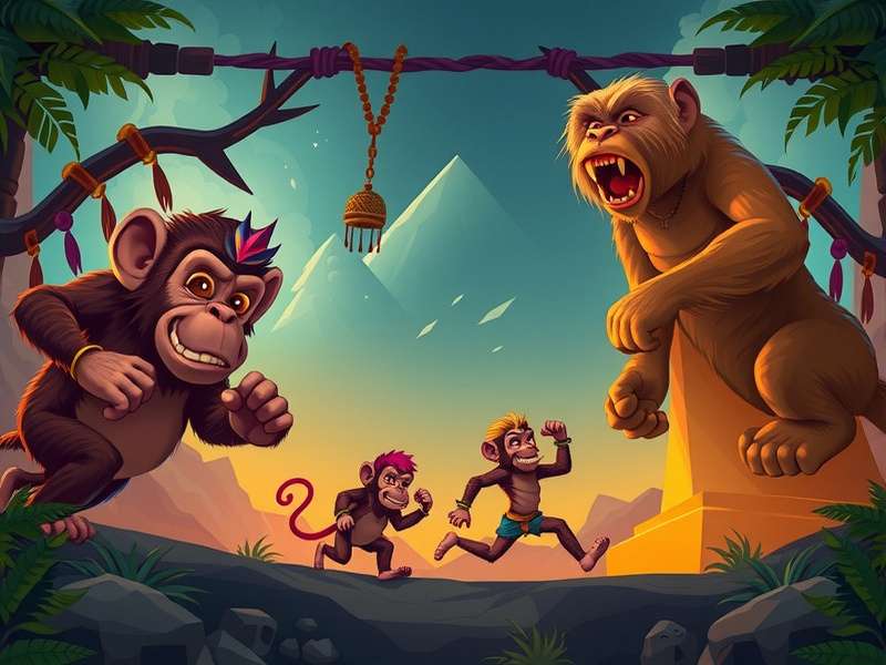 Temple Run Cartoon Monkey