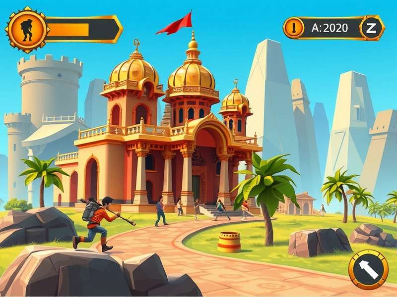 Temple Run 2 APK Mod Arabic gameplay screenshot