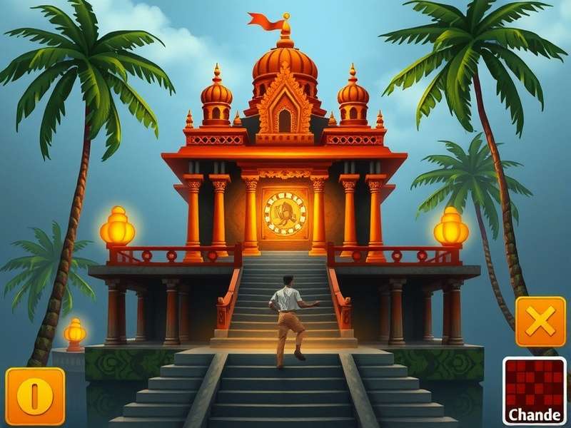 Temple Run 1 Karma Lee character gameplay screenshot