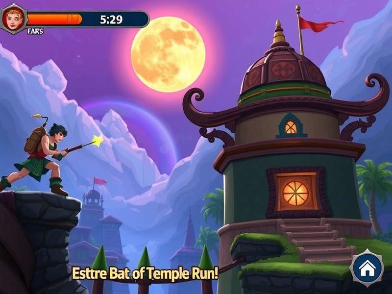 Temple Run Oz iPhone गेमप्ले स्क्रीनशॉट