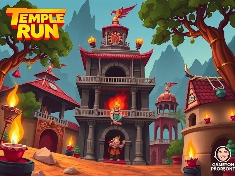 Temple Run Gameplay Screenshot