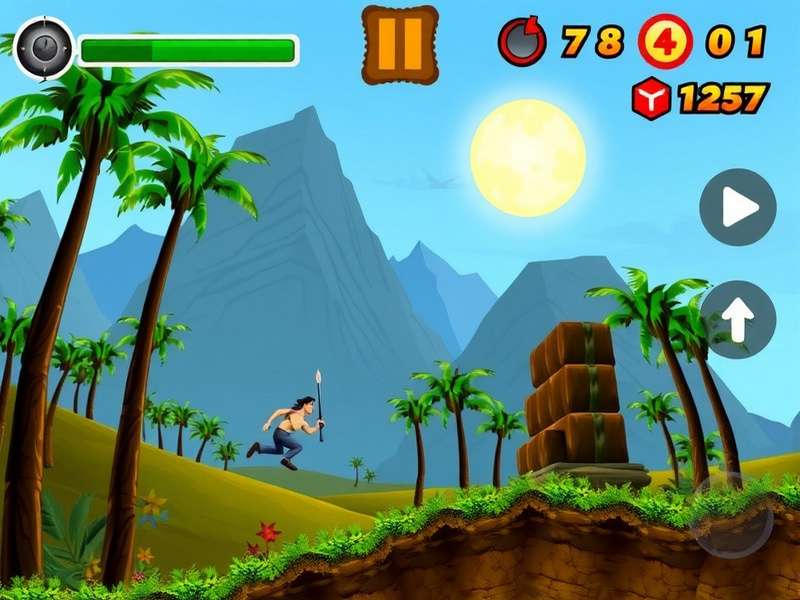 Temple Run GBAtemp PSP gameplay screenshot