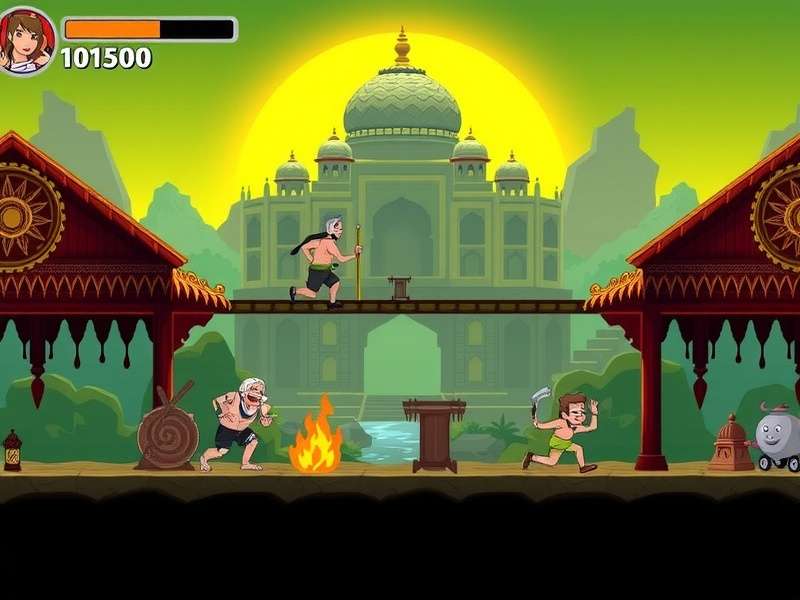 Temple Run Gameplay on Laptop
