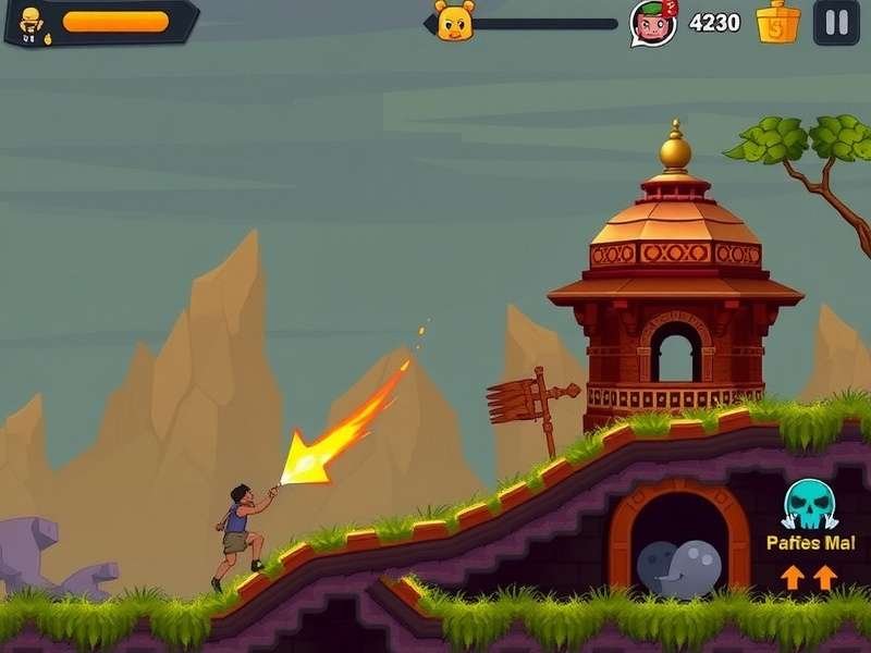Temple Run Gameplay Background