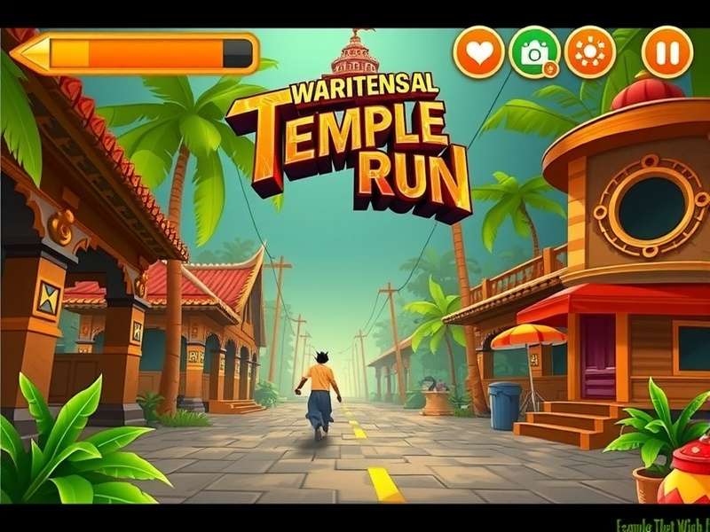 Temple Run 1 गेमप्ले स्क्रीनशॉट