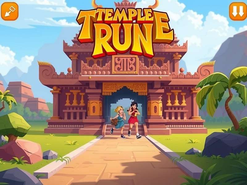 Temple Run 1 Poki Game Screenshot