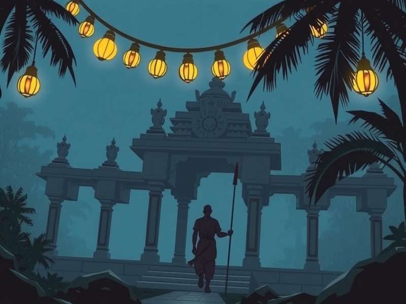 Temple Run Gameplay - Demon Monkeys Chasing Player