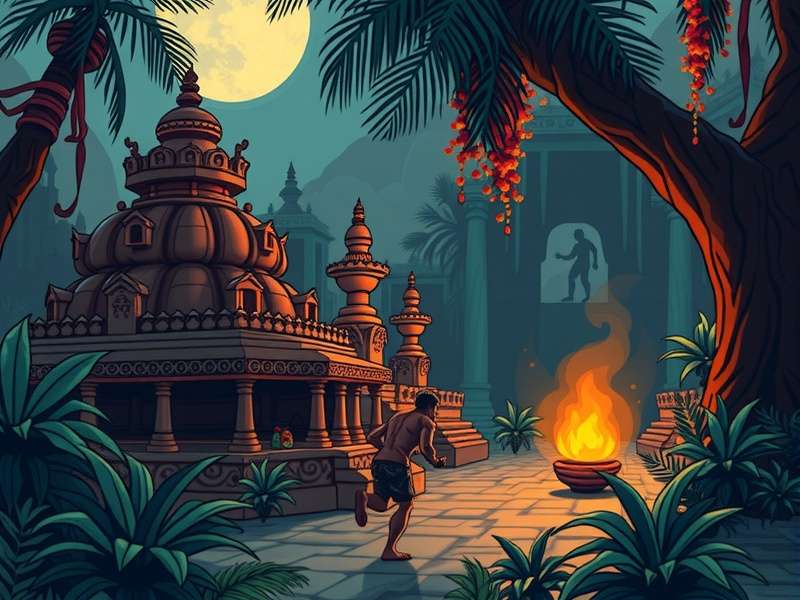 Temple Run 1 Gameplay - बंदरों का पीछा