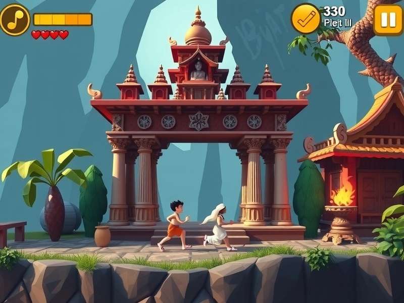 Temple Run 3D Murugan Song Tamil गेमप्ले