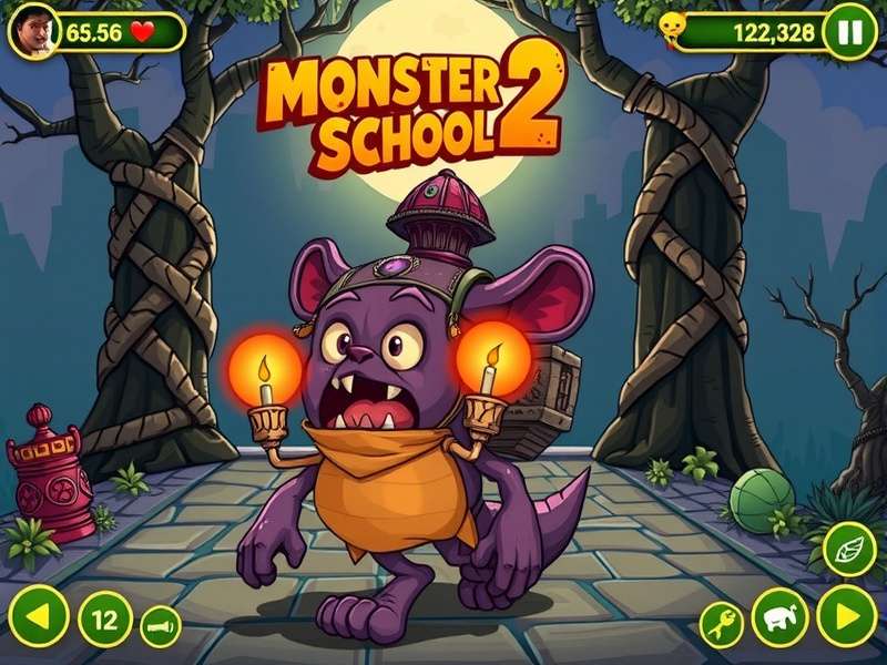 Monster School Temple Run Granny 2 Gameplay