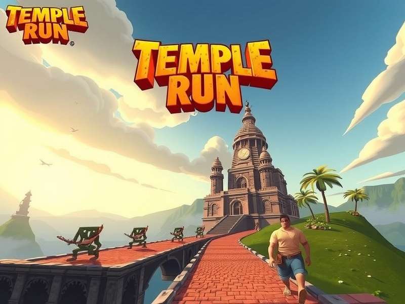 Temple Run 3D Gameplay Screenshot