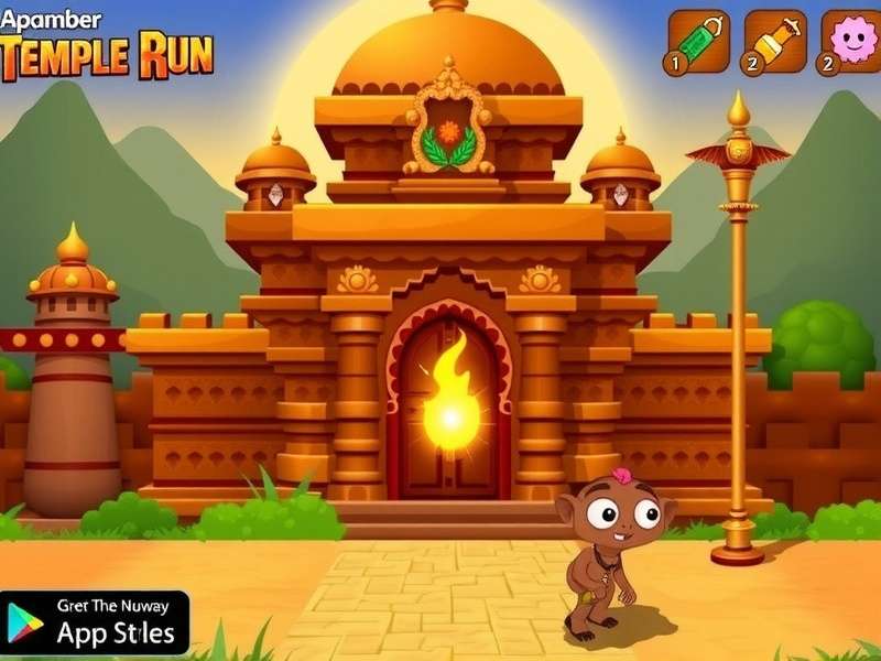 Temple Run गेमप्ले स्क्रीनशॉट