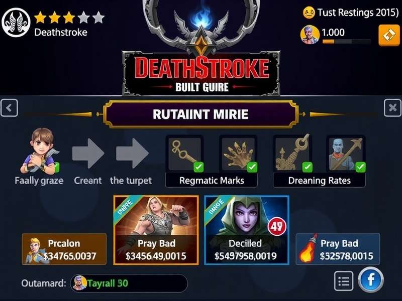 Temple Run Brave Deathstroke Build Gameplay