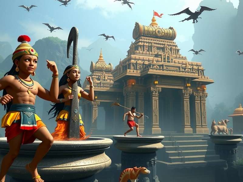 Temple Run 2 HD गेमप्ले स्क्रीनशॉट