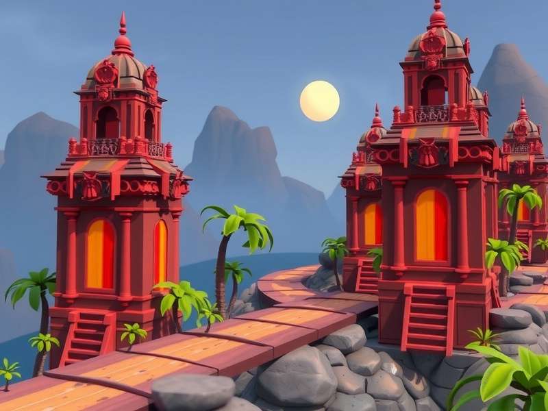 Temple Run 3D Java Game Screenshot
