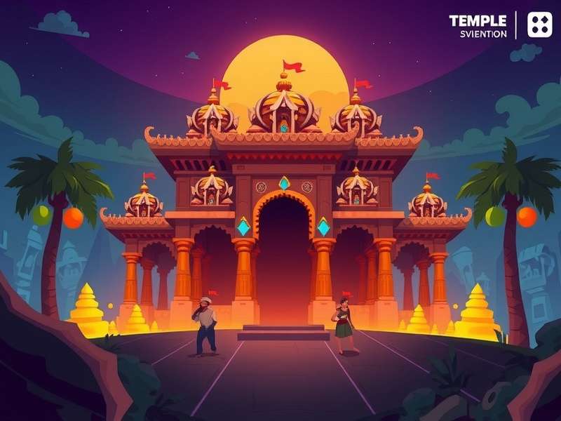 Temple Run Game Main Character Running