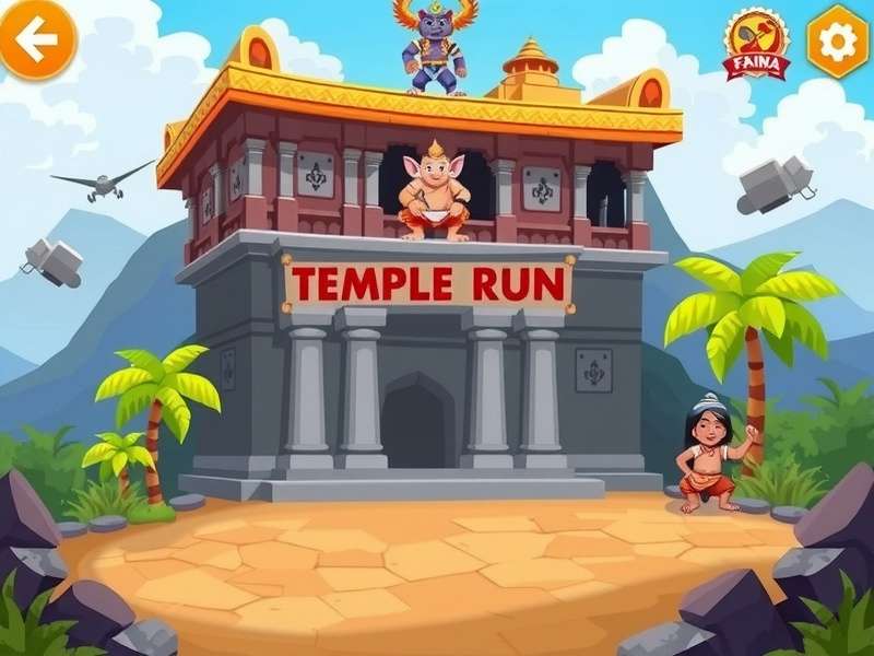 Temple Run Gameplay Screenshot