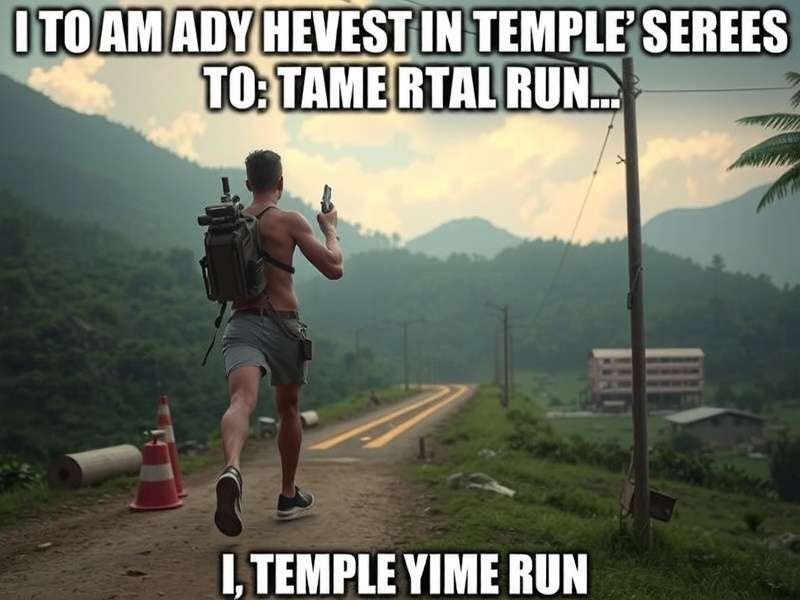 Temple Run Character Running Meme