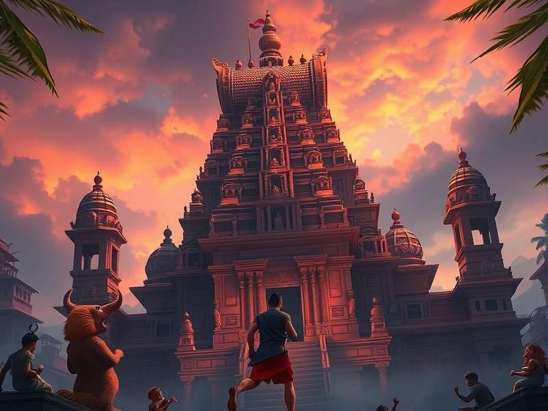 Temple Run Gameplay Screenshot