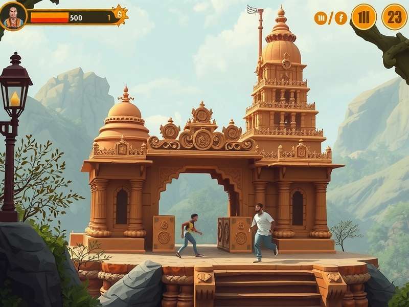 Temple Run Bot इंटरफेस