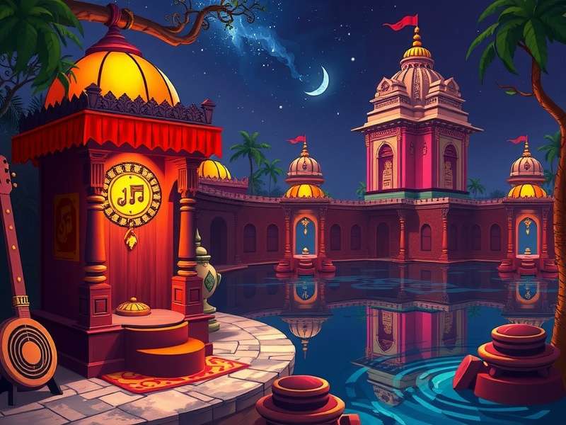 Temple Run 2 मंत्रमुग्ध महल स्तर का संगीत दृश्य