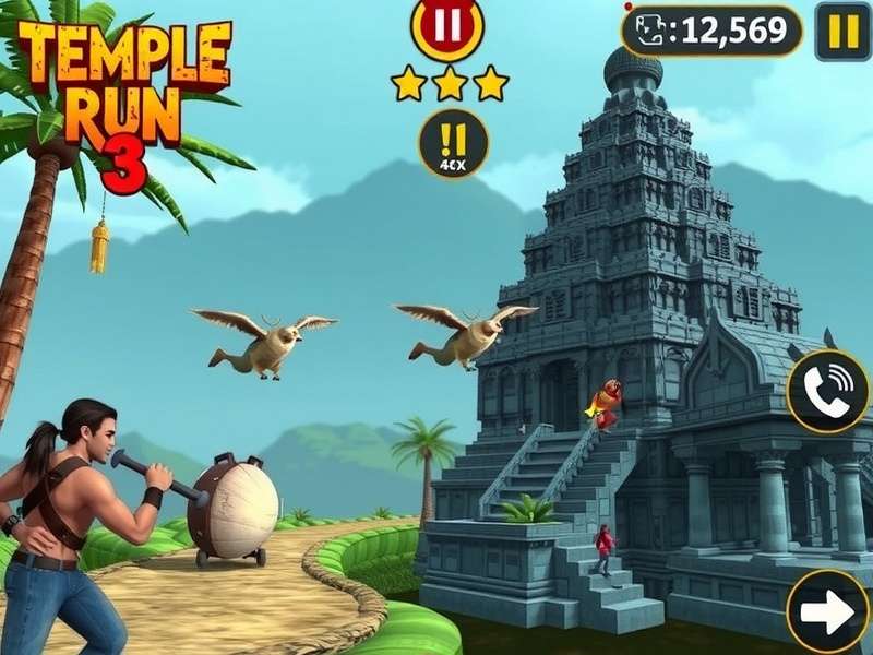 Temple Run 3 Mod APK Gameplay