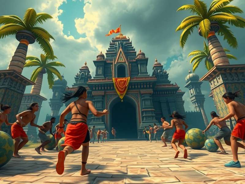 Temple Run Downfall gameplay screenshot