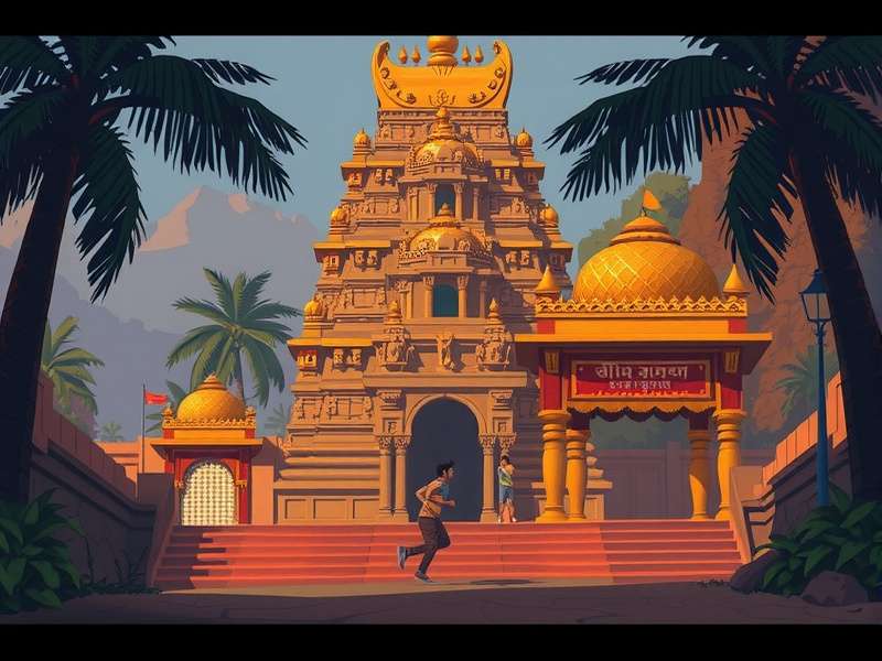 Temple Run AI गेमप्ले स्क्रीनशॉट