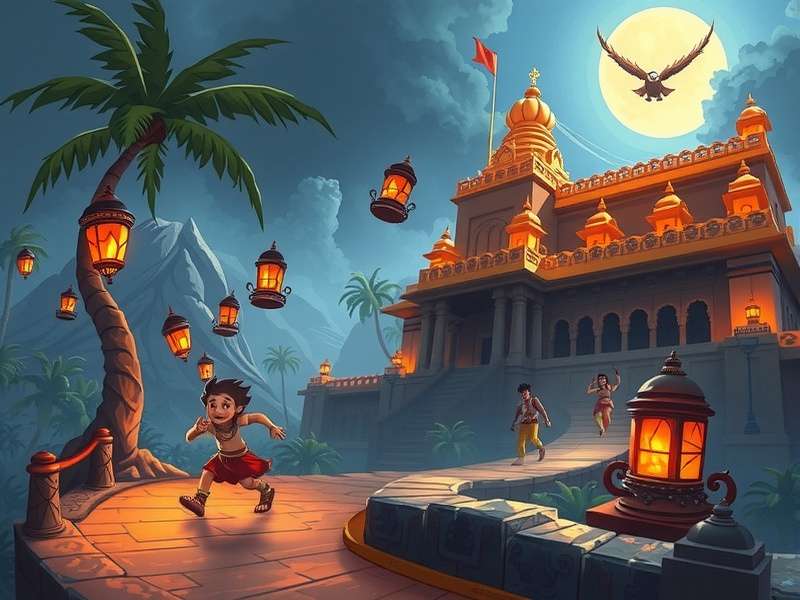 Temple Run Flashboy 2 गेमप्ले स्क्रीनशॉट