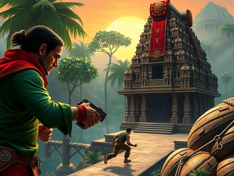 Temple Run 2 Xbox 360 gameplay screenshot