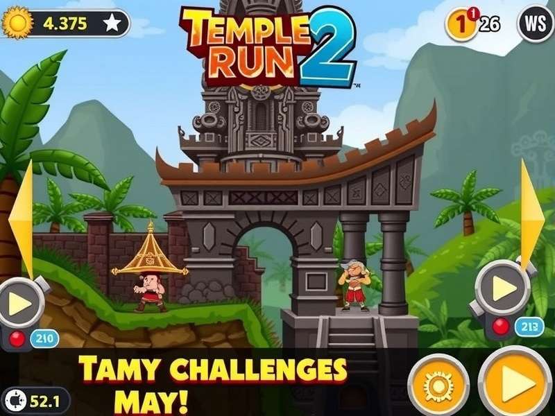 Temple Run 2 Global Challenge Gameplay