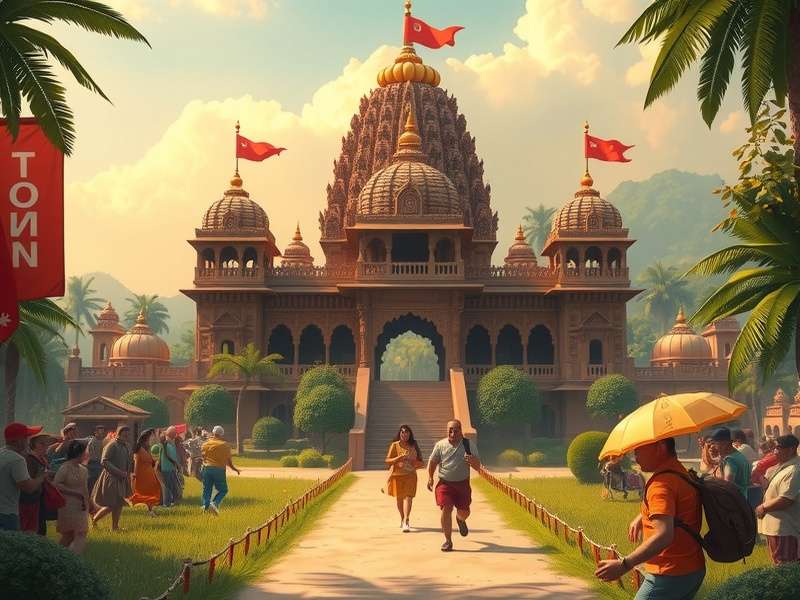 Temple Run Theme Park मुख्य दृश्य