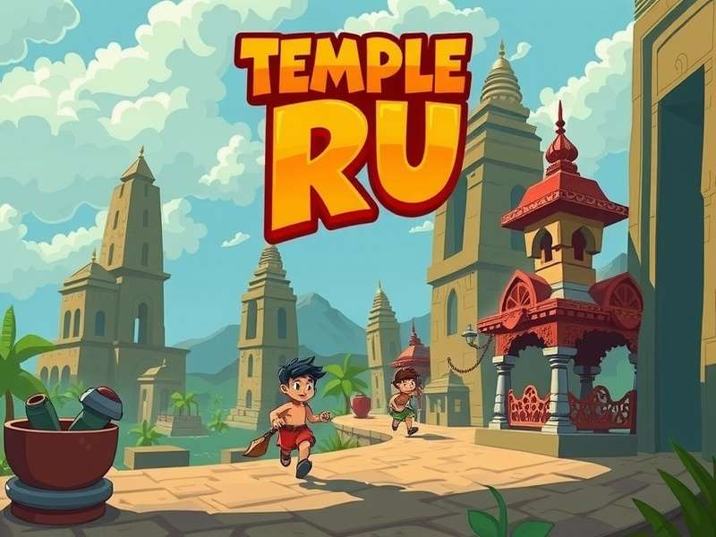 Temple Run 5 Cartoon Edition gameplay screenshot