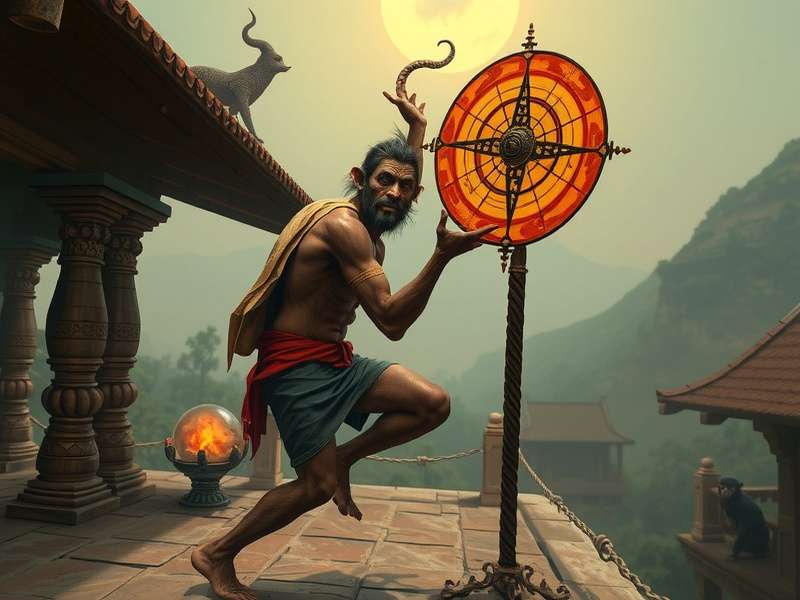 टेम्पल रन डेमन मंकीज स्पिनिंग गेमप्ले