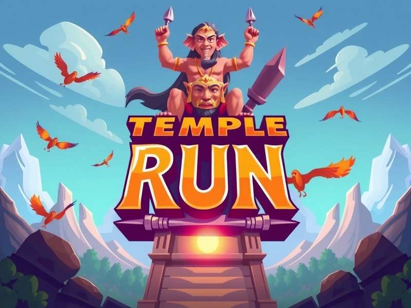 Temple Run Logo Evolution - लोगो के विभिन्न संस्करण