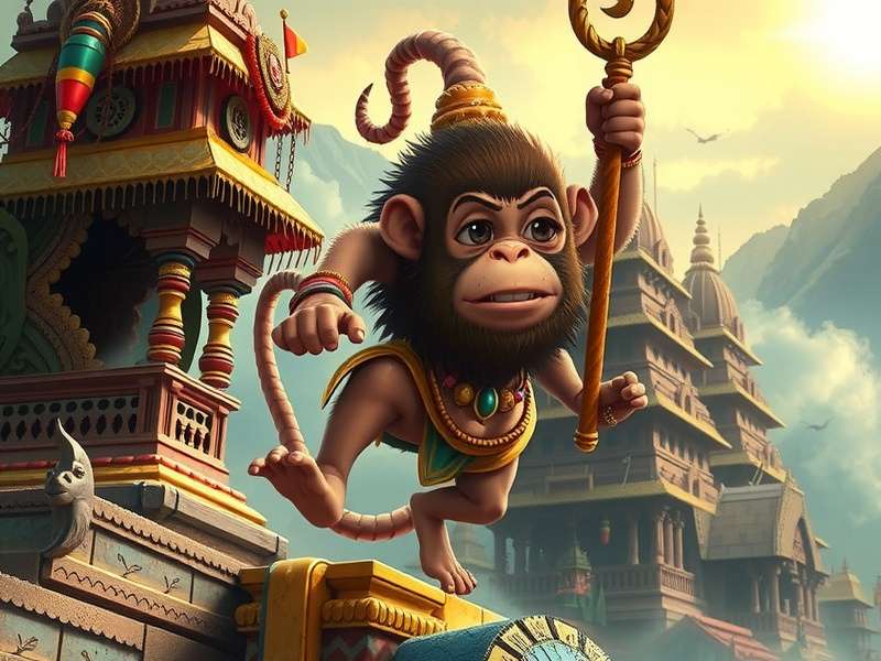 ईविल मंकी टेंपल रन गेमप्ले