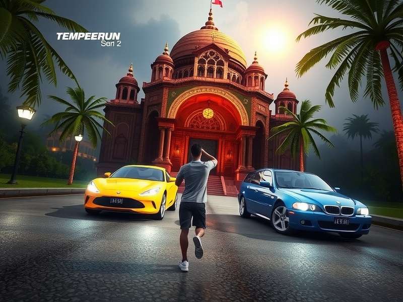 Temple Run 2 Sports Car Wallpaper