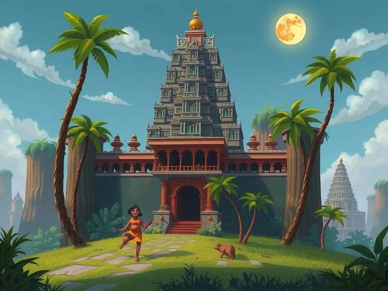 Temple Run Forest Gameplay Screenshot