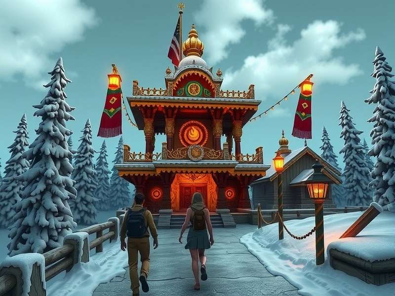 Temple Run Alaska Gameplay Screenshot