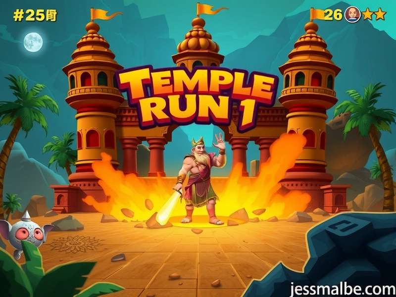 Temple Run 1 Gameplay Screenshot