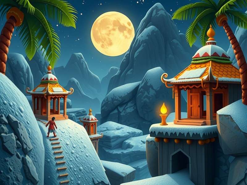Temple Run 2 Christmas Santa Character GIF