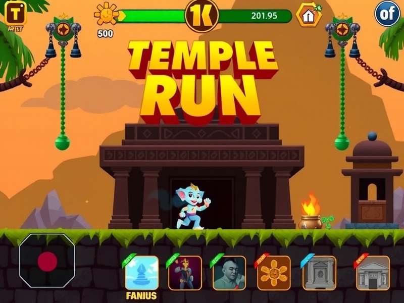 Temple Run Earn Money App Interface