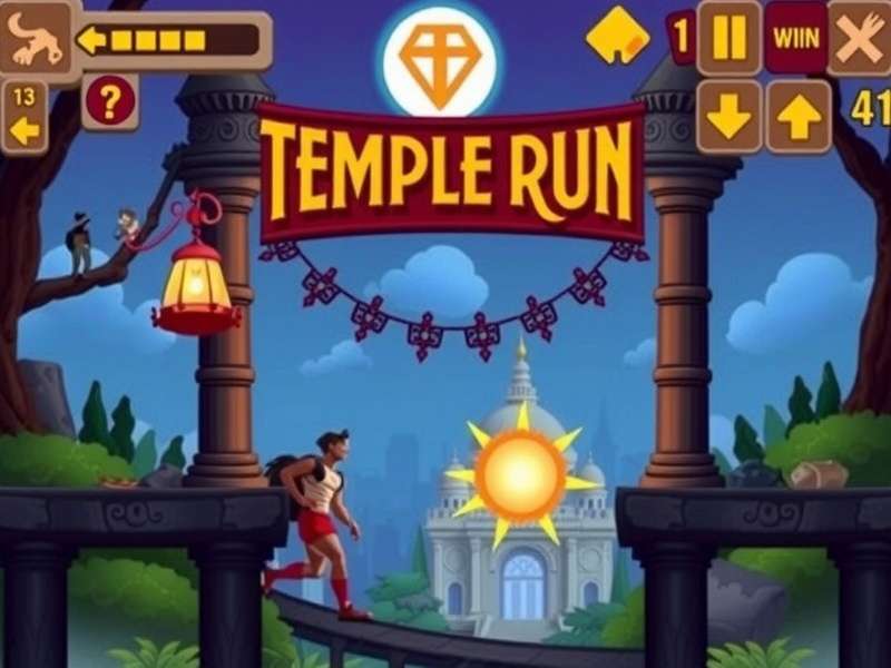 Temple Run Gameplay Vertical Blinds