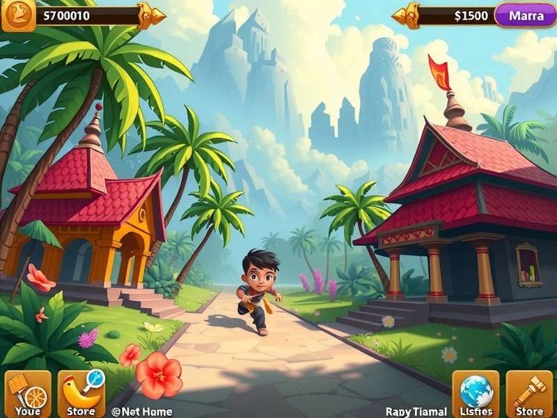 Temple Run Poki Game Screenshot