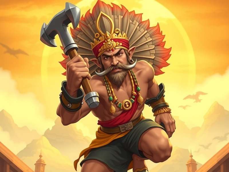 Temple Run Guy character running from demons