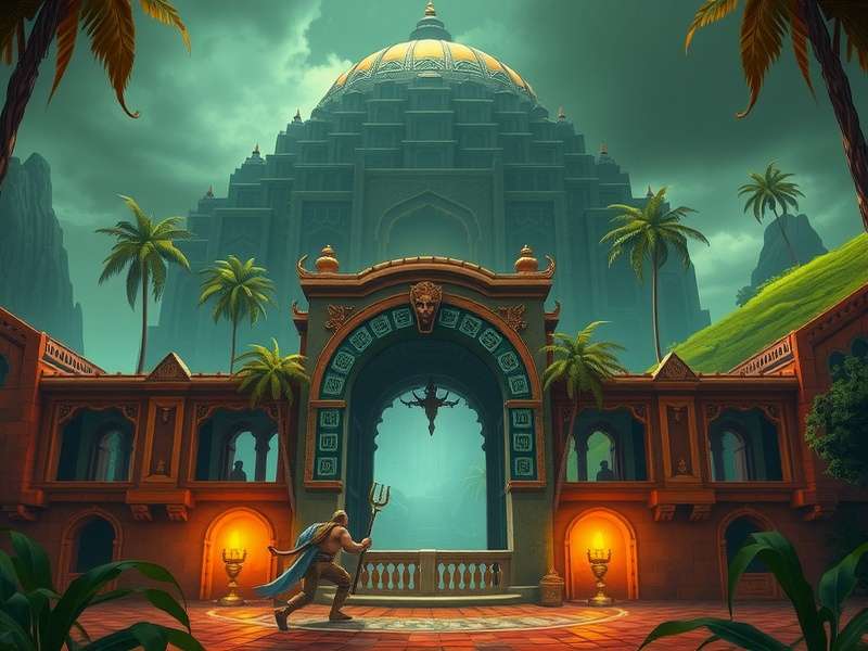 Temple Run 2 Action Scene Wallpaper