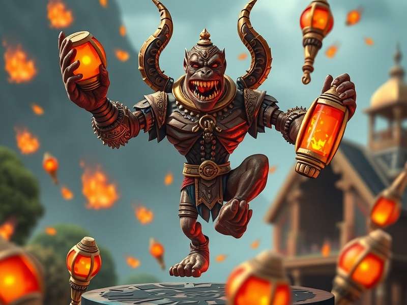 Temple Run Demon Monkey Toy - आधिकारिक उत्पाद