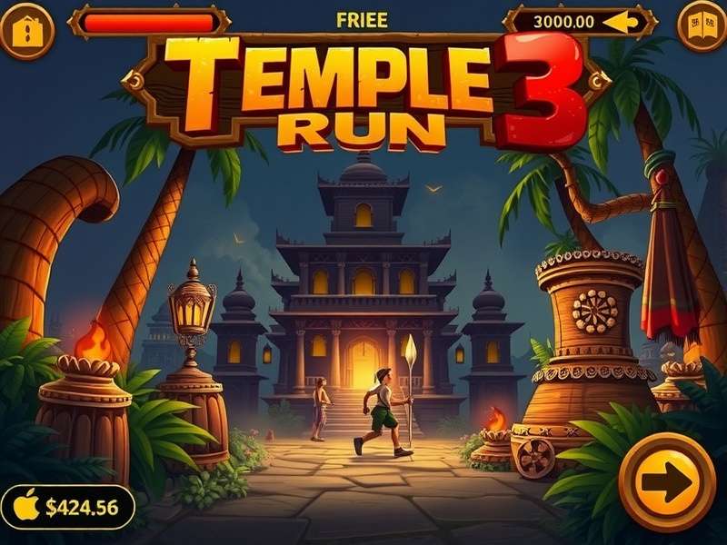 Temple Run 3 iOS Gameplay Screenshot