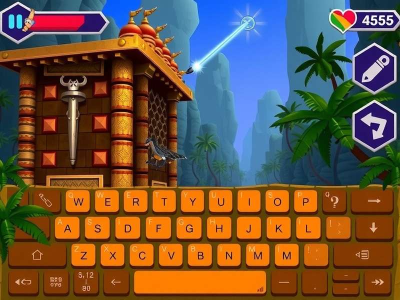 Temple Run Brave iPad Keyboard Gameplay