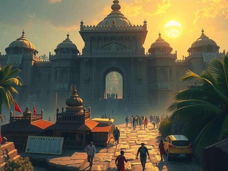 Temple Run Game Main Character Running